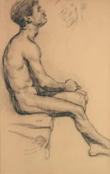 Naaktstudie van een zwarte man